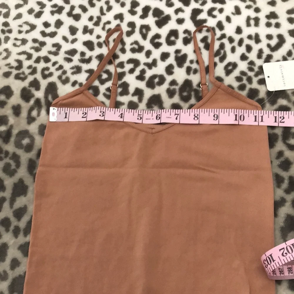 Free People Seamless Mini Slip Dress in Iced Chai Size XS/S - Picture 11 of 13